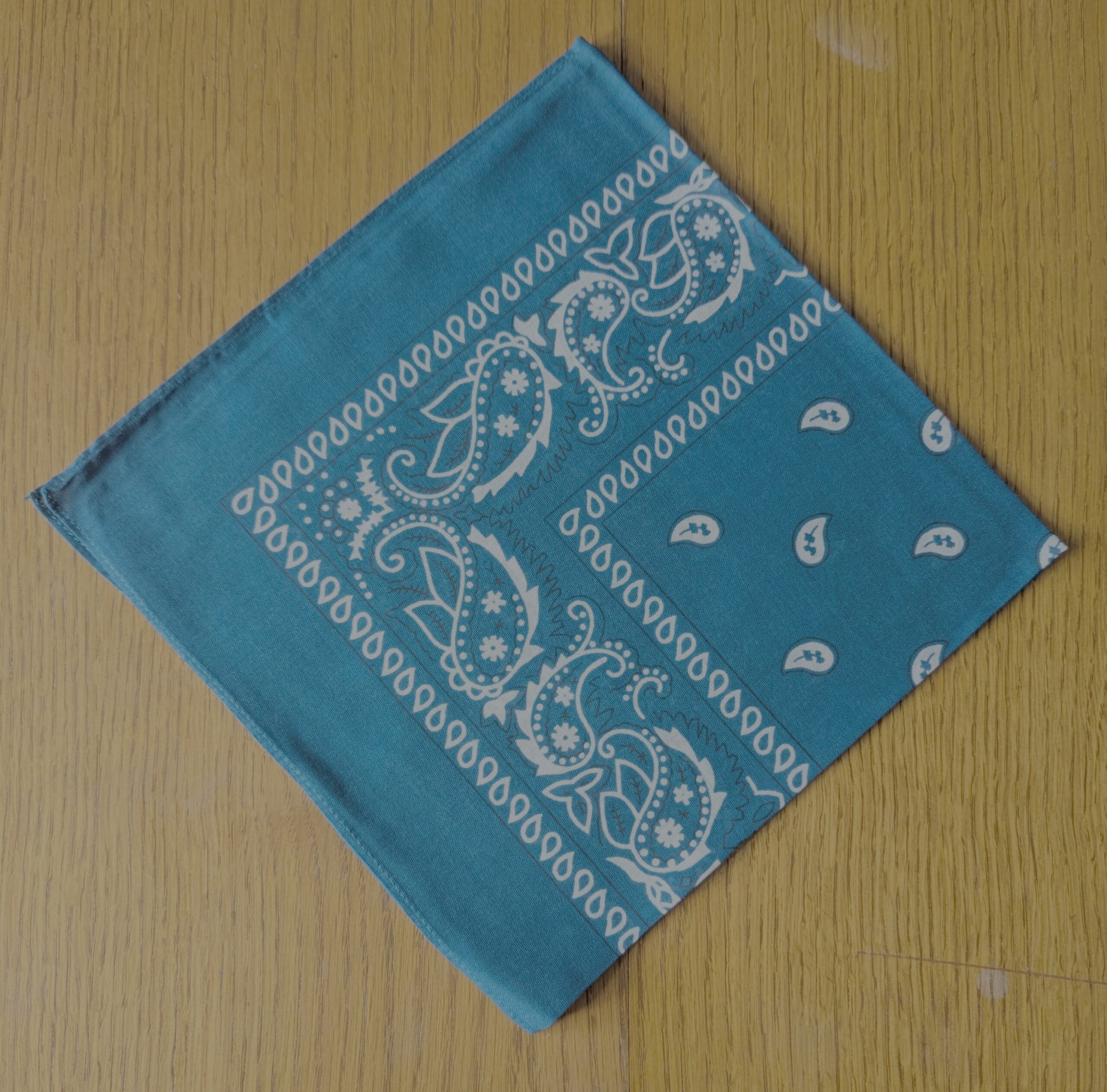 Bandana léger en coton 52x52cm - motif paisley cachemire – Image 13