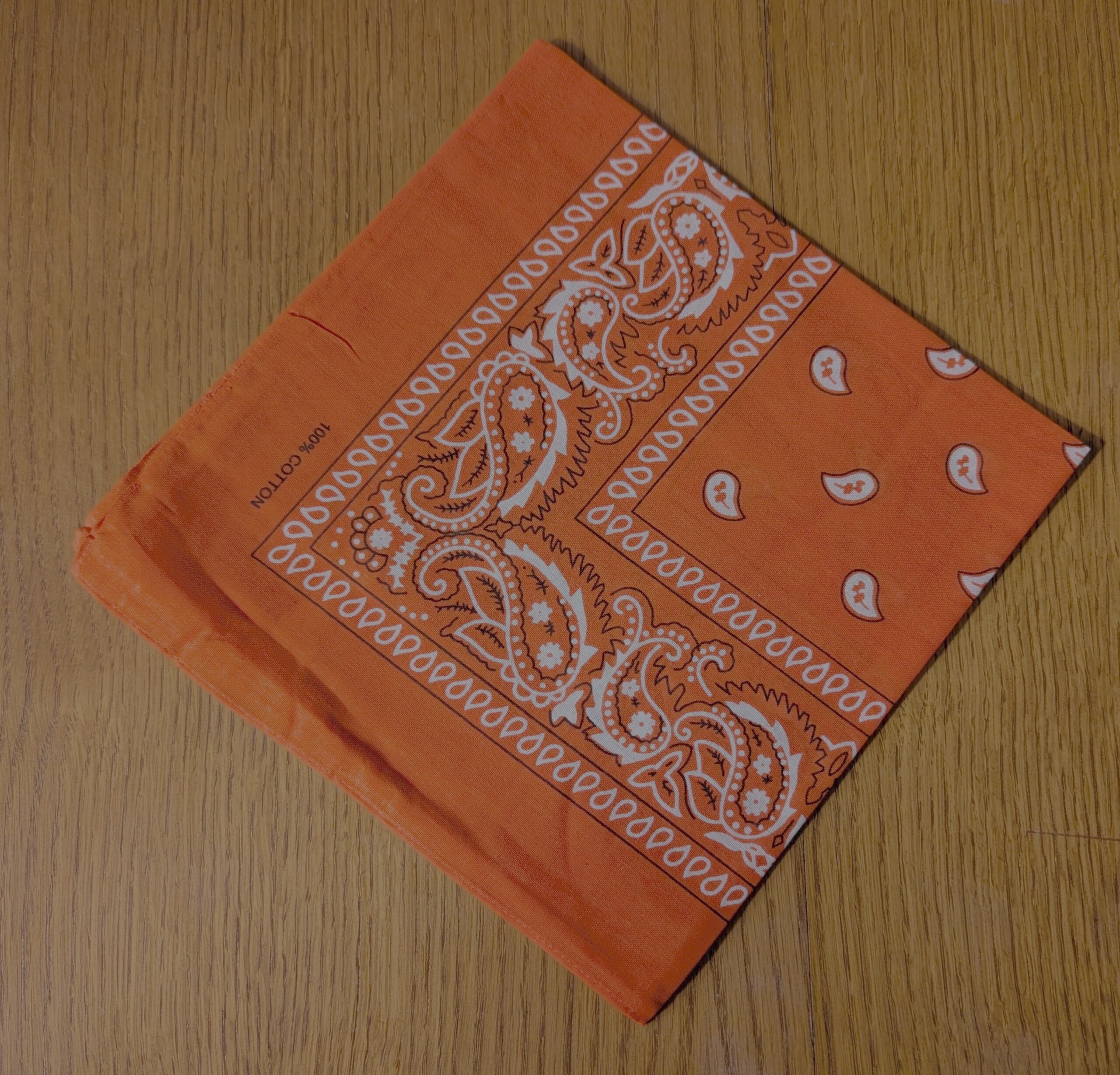 Bandana léger en coton 52x52cm - motif paisley cachemire – Image 11