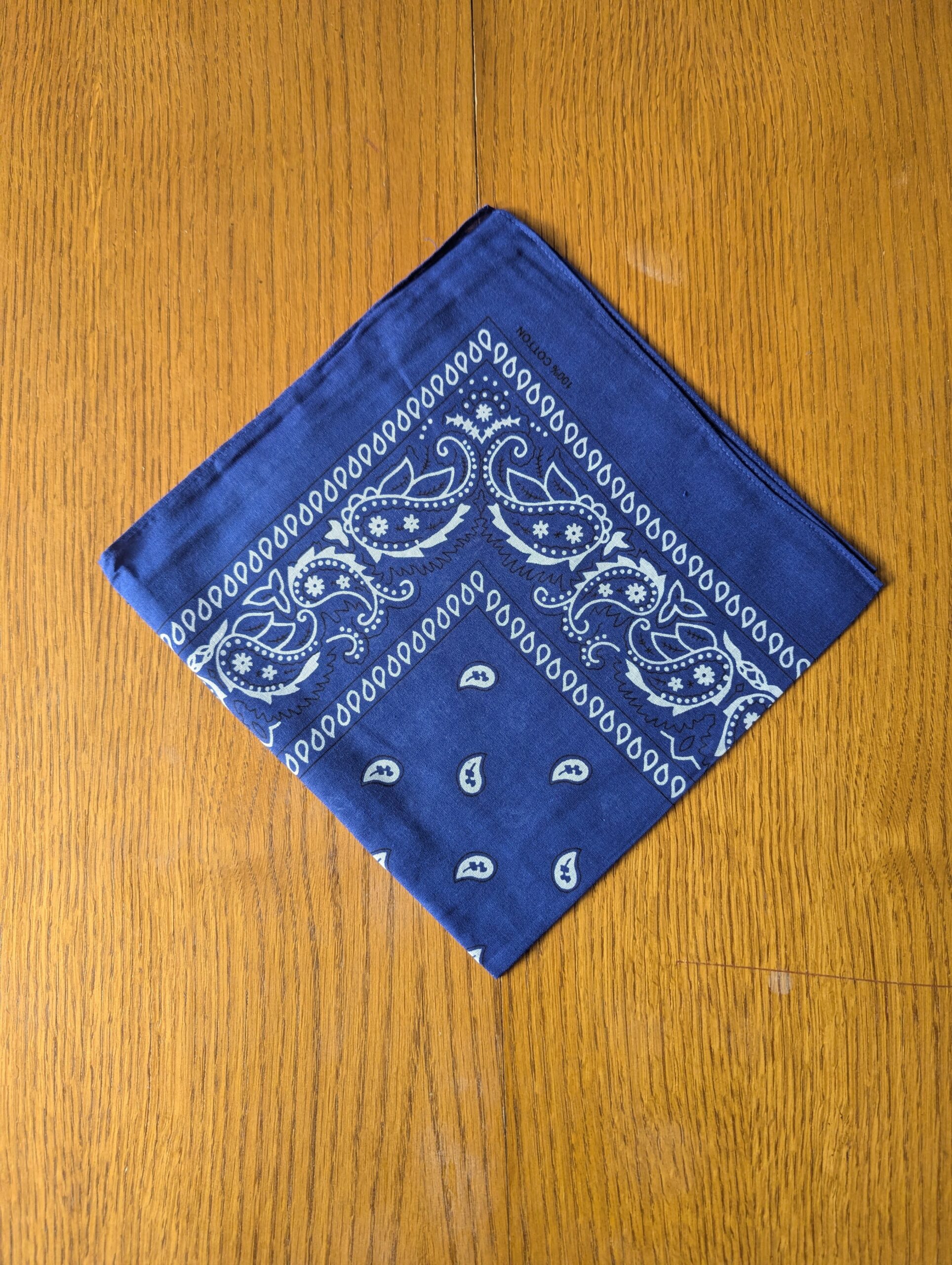 Bandana léger en coton 52x52cm - motif paisley cachemire – Image 23