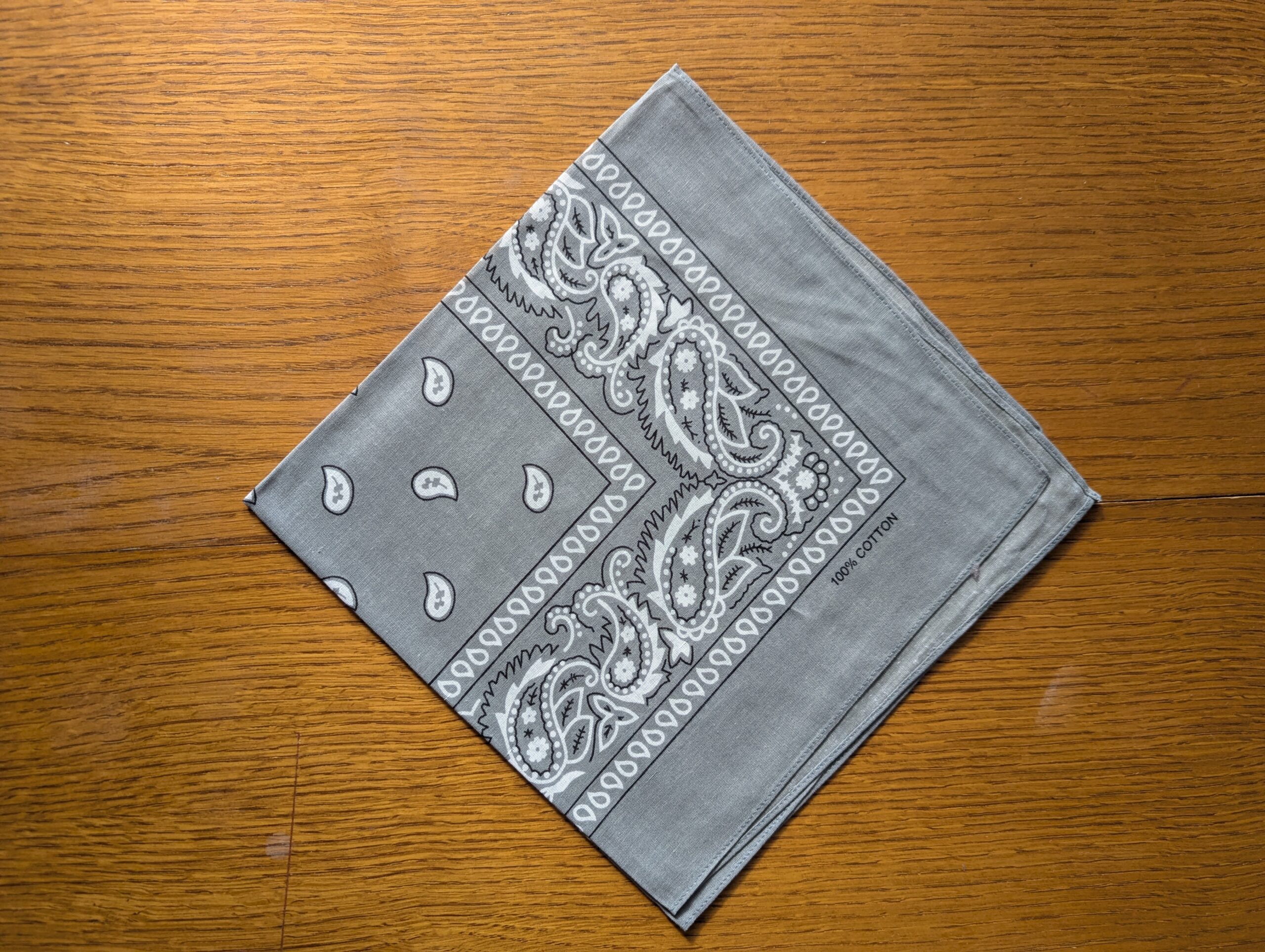 Bandana léger en coton 52x52cm - motif paisley cachemire – Image 21