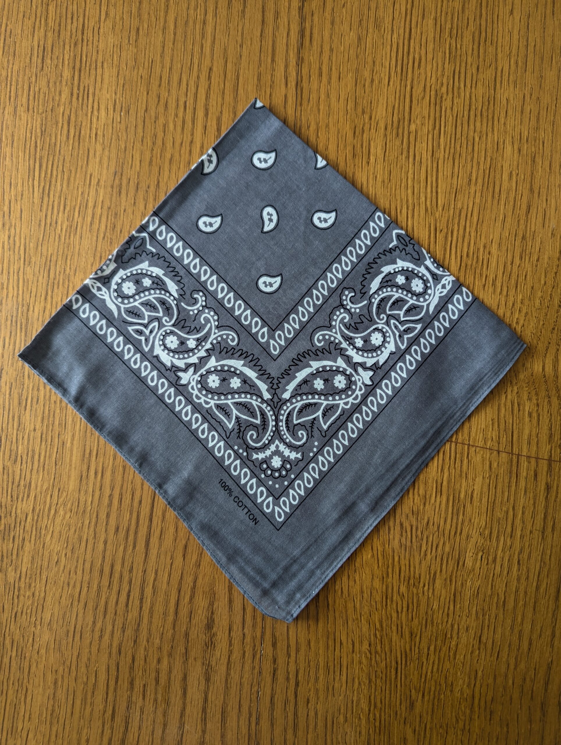 Bandana léger en coton 52x52cm - motif paisley cachemire – Image 20