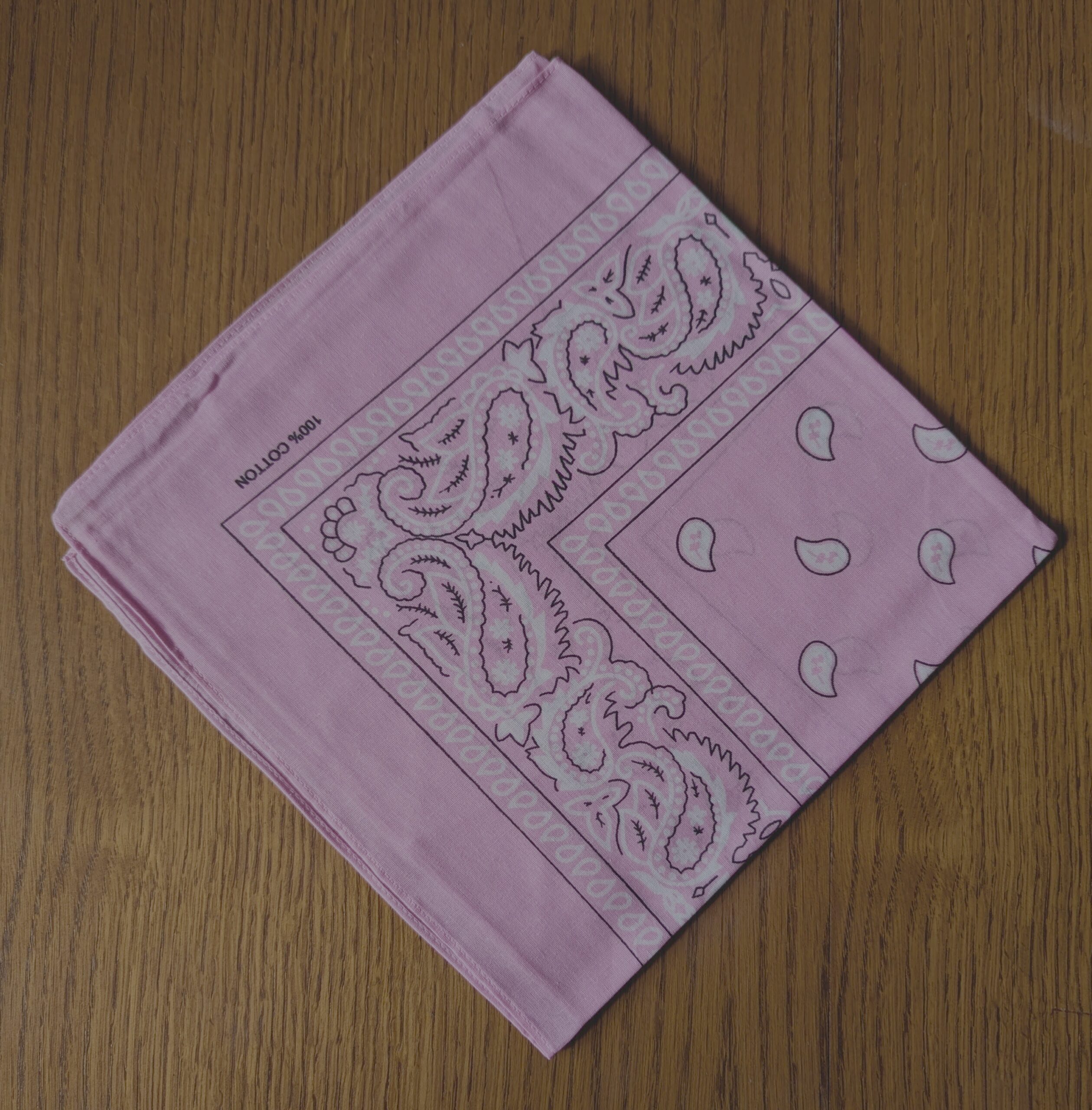 Bandana léger en coton 52x52cm - motif paisley cachemire – Image 9