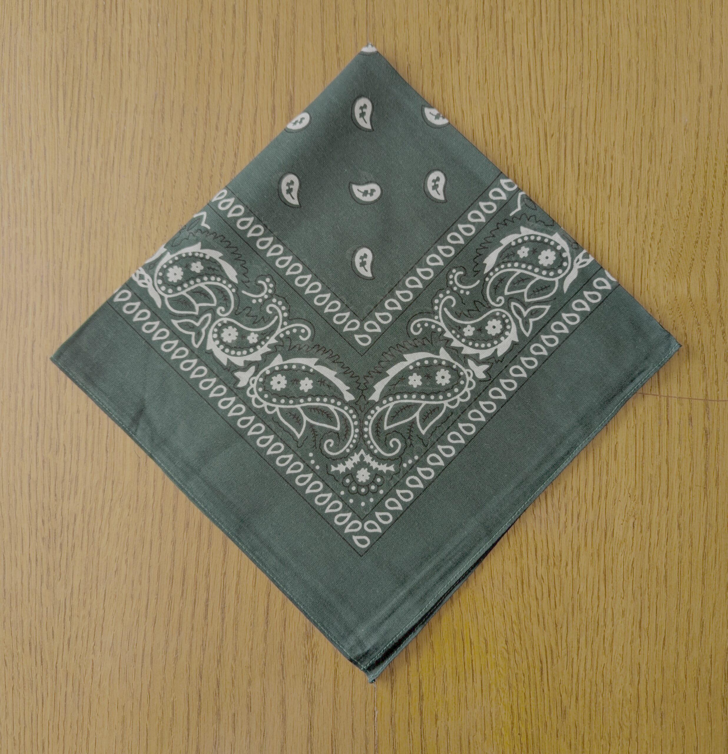 Bandana léger en coton 52x52cm - motif paisley cachemire – Image 6