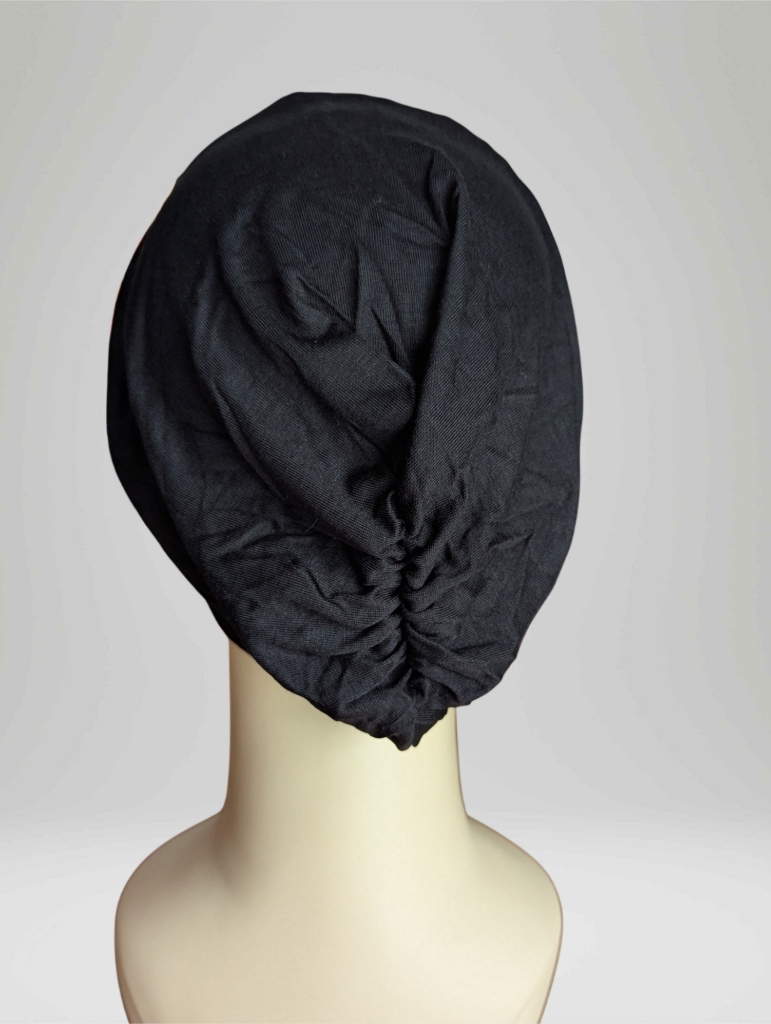 Bonnet souple croisé toucher coton - chimio, hijab, alopécie – Image 3